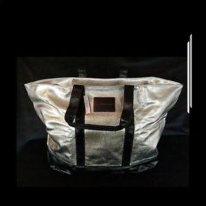 Victoria’s Secret Metallic Large Tote Bag NWT